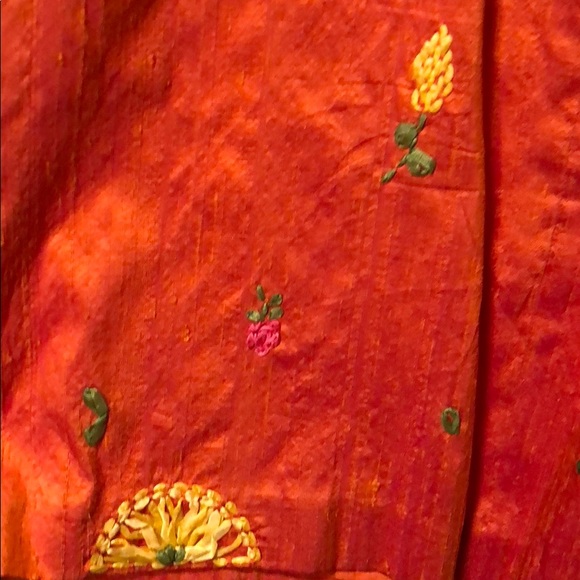 RARE VINTAGE ORANGE CLAUDIA CORDIC SUMMER DRESS - Picture 4 of 5